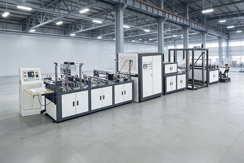 Які характеристики машин для виготовлення нетканих мішків?