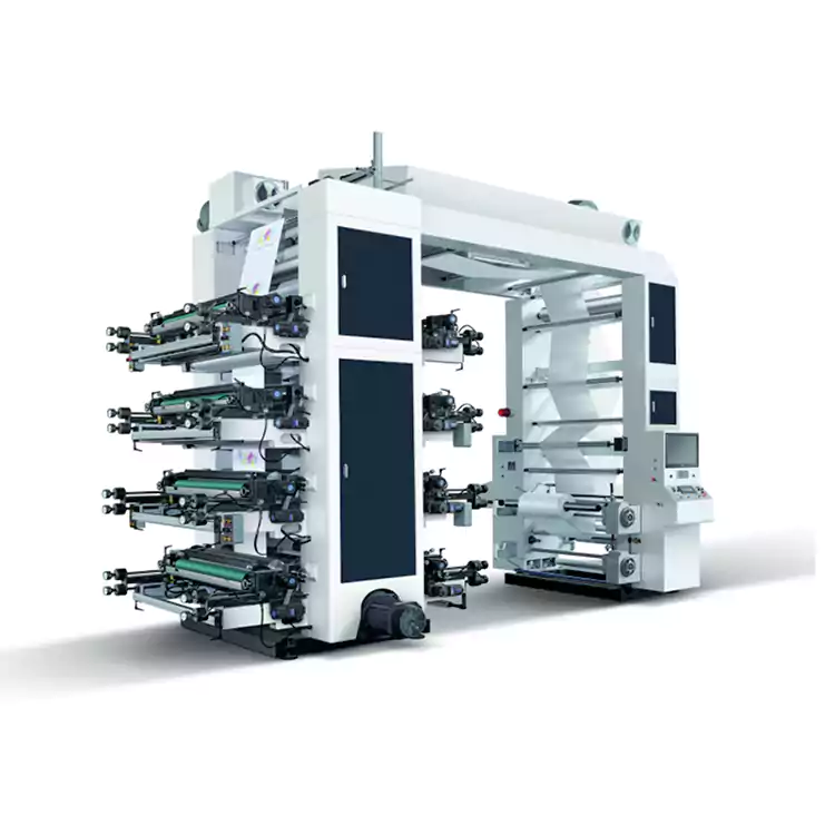 8-колірна флексографічна машина для паперових мішків Флексодрукарська машина