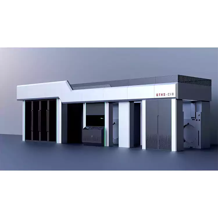 8-кольорова флексодрукарська машина з повним сервоприводом і центральним барабаном